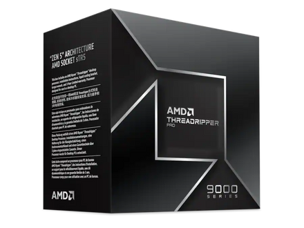 Processeur AMD Ryzen Threadripper PRO 9995WX 96 Cœurs 2,5 GHz Base 5,4 GHz Turbo Octa-Channel DDR5 Box