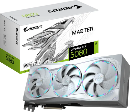 Gigabyte AORUS GeForce RTX™ 5080 MASTER ICE 16G