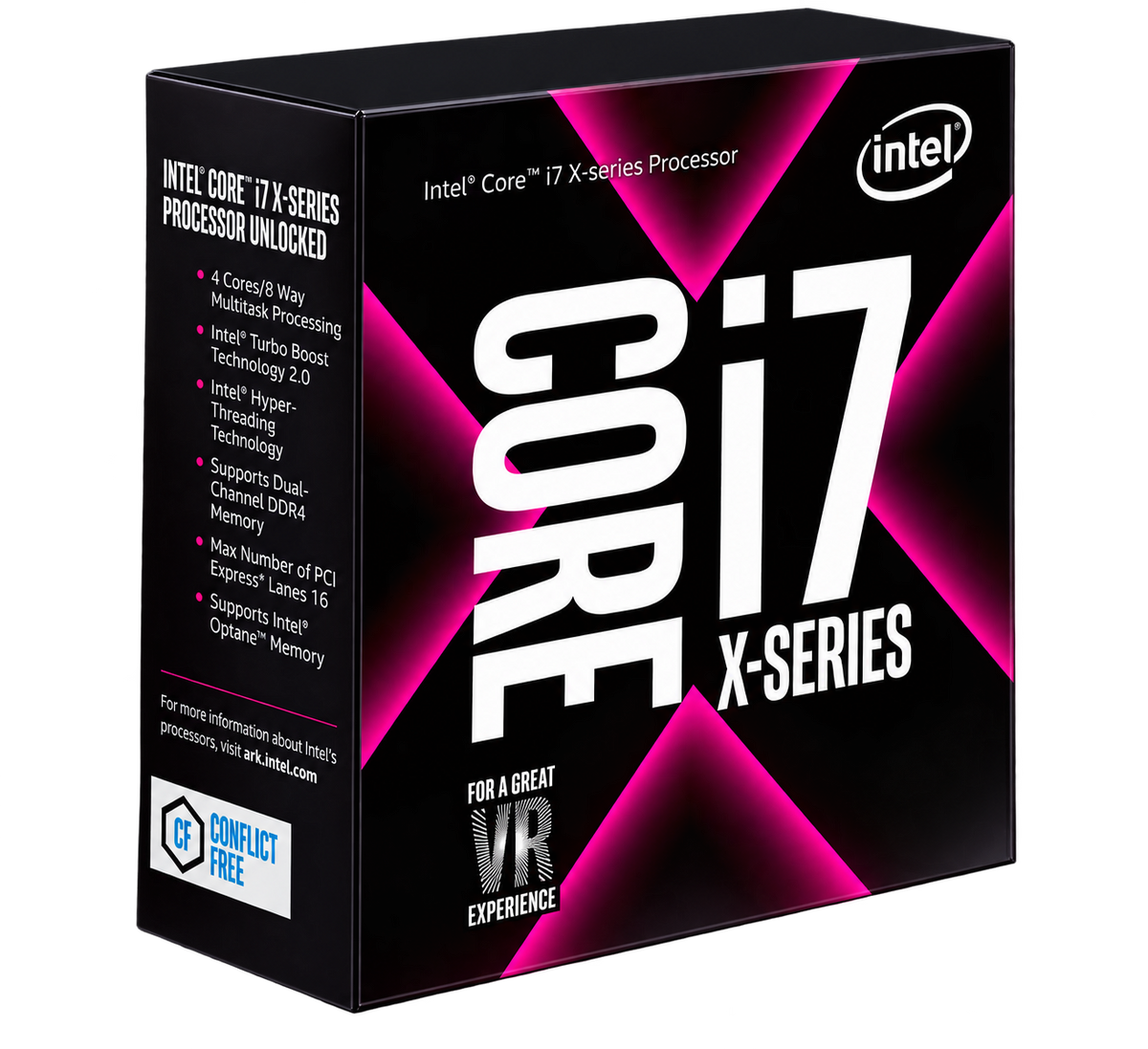 Intel® Core™ i7-7820X (3.6 GHz / 4.3 GHz) — 11 Mo Cache, LGA 2066