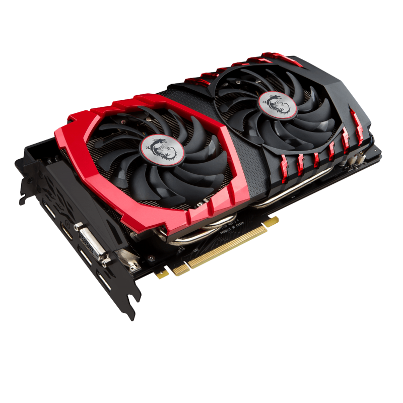 Carte graphique MSI GeForce GTX 1080 Gaming X (NVIDIA - 8 Go DDR5)
