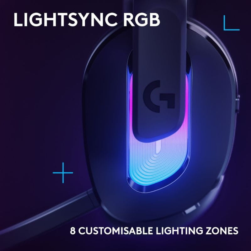 Logitech G522 Lightspeed Noir - Casque gaming